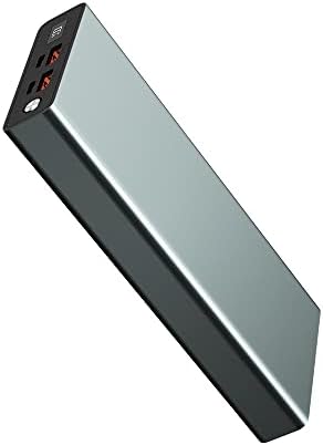 BoxWave Charger Compatible with Juniper Systems Mesa Pro - Rejuva 100W PD Power Pack (30,000mAh), High Capacity 100W PD Power Bank - Slate Grey - Image 8