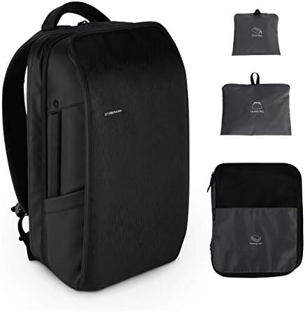 Sterkmann New Bundle for Expandable Carry on Backpack for Men with Packing Cube, Shoe Pouch, Laundry Bag and Toiletry Bag - Image 2