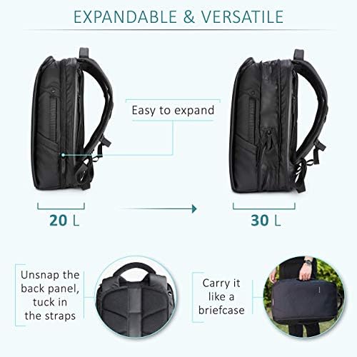 Sterkmann New Bundle for Expandable Carry on Backpack for Men with Packing Cube, Shoe Pouch, Laundry Bag and Toiletry Bag - Image 4