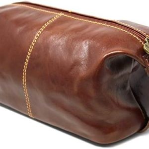 Floto Luggage Venezia Travel Kit,Vecchio Brown,one size